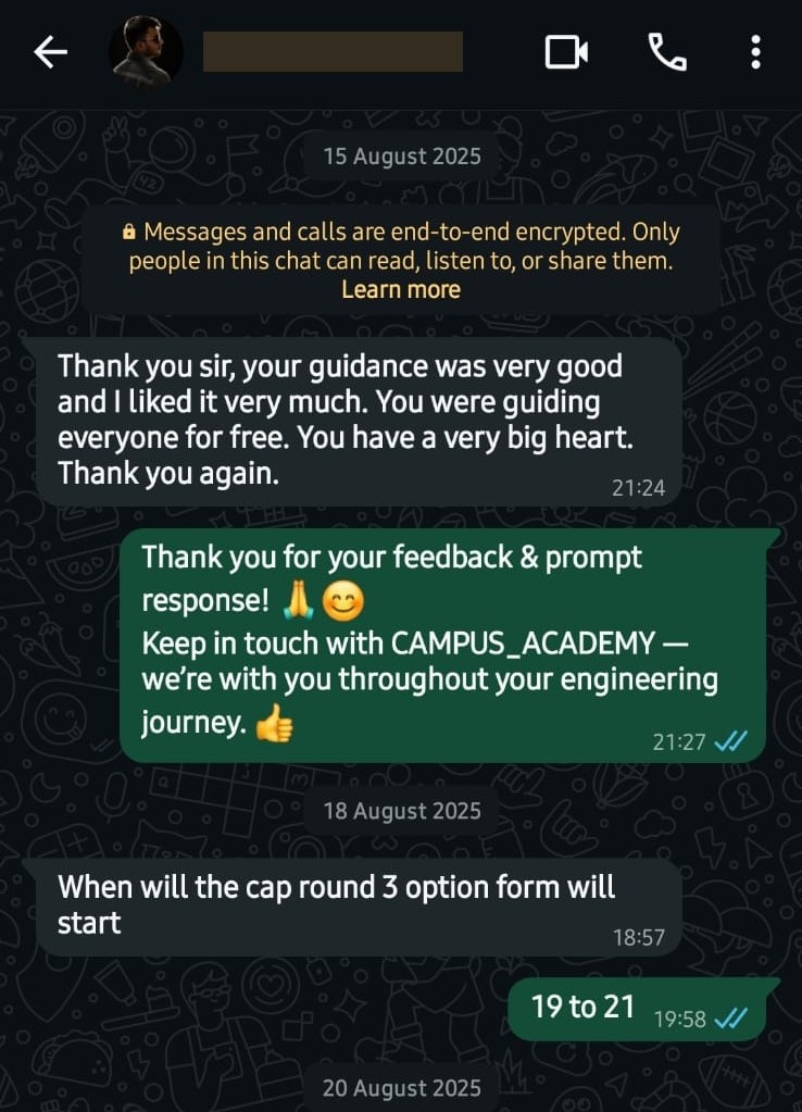 Student Feedback 9