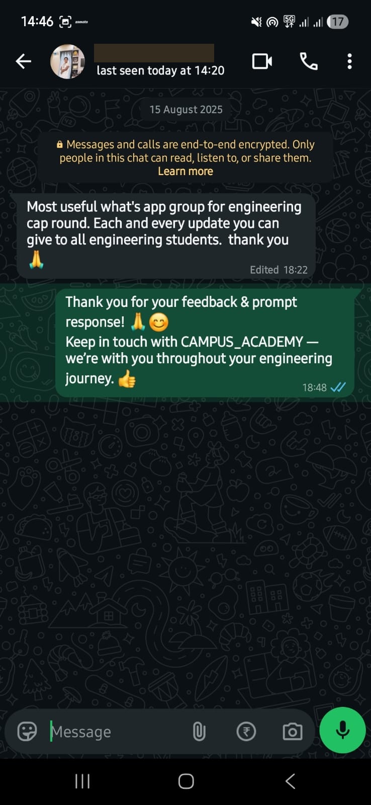 Student Feedback 10
